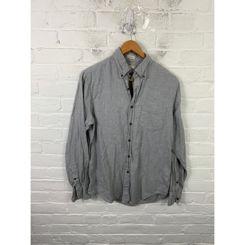 J. Crew Men's Classic Fit Button Down Shirt Long Sleeve Gray Size Small